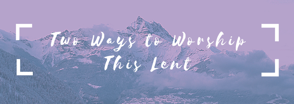 Worship Header Lent